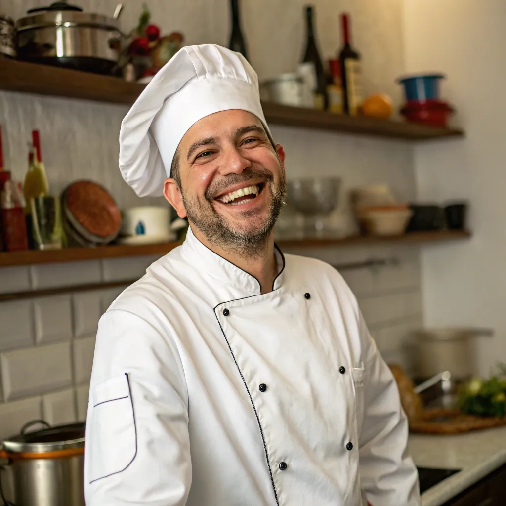 Smiling chef