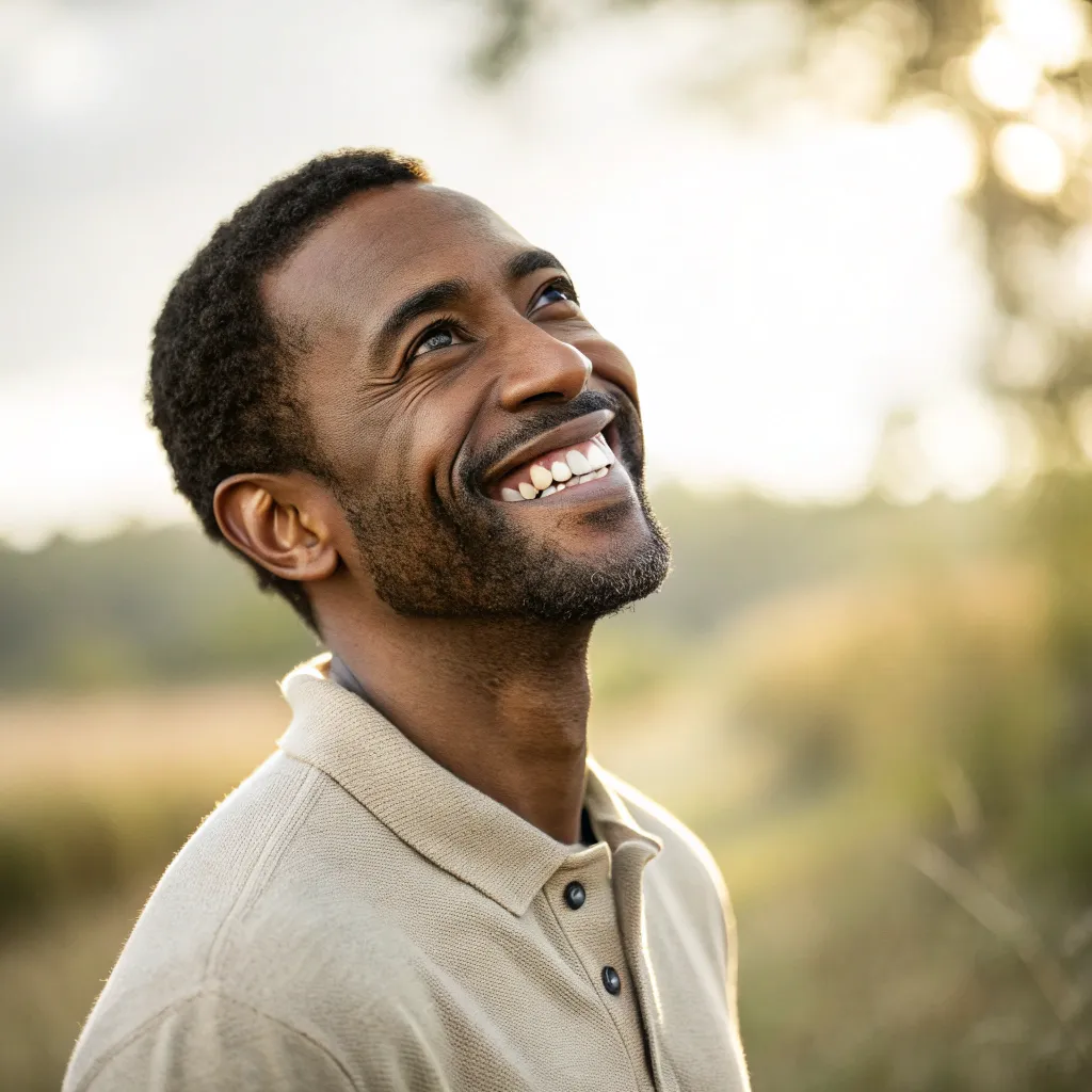 Smiling man